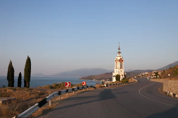 Piękny widok na południowym wybrzeżu na Krymie — Zdjęcie stockowe