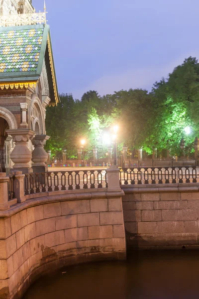 Diriliş Mesih, St Petersburg, Rusya gece Kilisesi — Stok fotoğraf