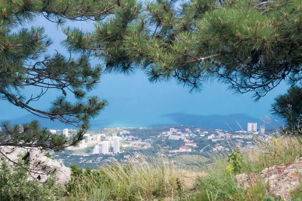 Schöne Aussicht auf die Südküste der Krim — Stockfoto