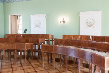St. Petersburg, Rusya Federasyonu-Nisan 24 2016: Pushkin Lisesi eğitim bir sınıf.