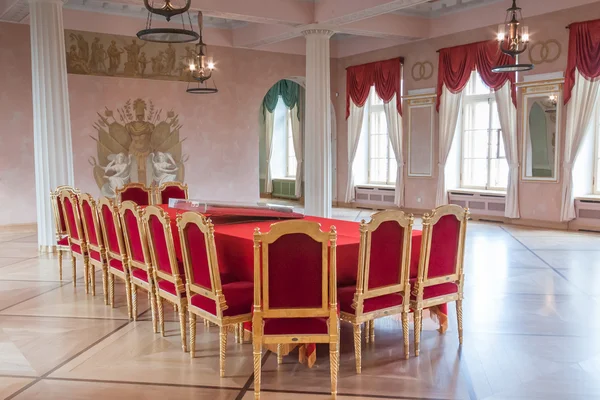 St. Petersburg, Rusya Federasyonu-Nisan 24 2016: Pushkin büyük salonu Lisesi.
