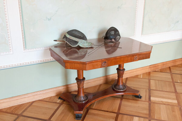 ST. PETERSBURG, RUSSIA-APRIL 24 2016: Long room lyceum in Pushkin.