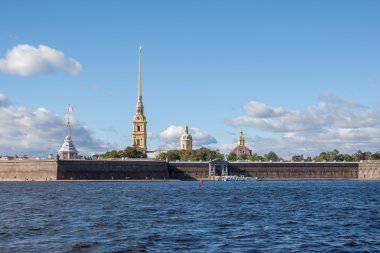 Peter ve Paul kalesinin manzarası