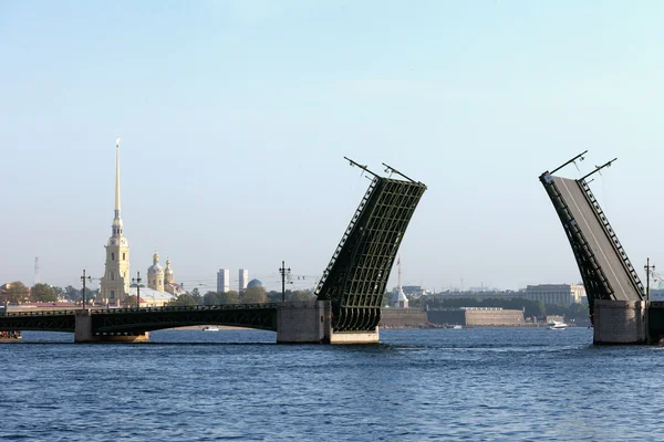 Çizilmiş Palace Bridge, St Petersburg Panoraması