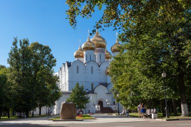Piously-Uspensky cathedral ,city Yaroslavl clipart