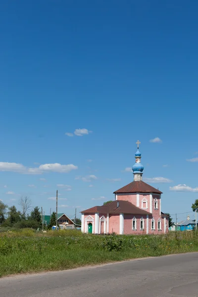 Construção da antiga Igreja Ortodoxa Russa — Fotografia de Stock