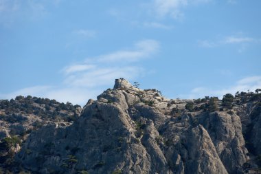 Yaz günü Kırım'da sahil görünümü