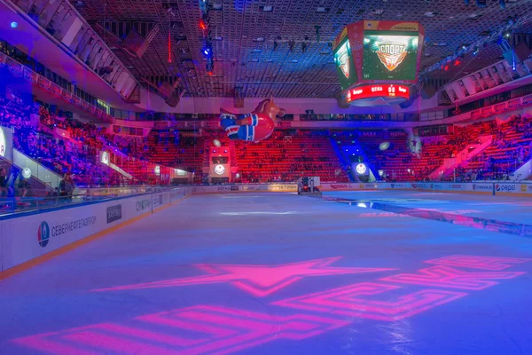 Sports palace CSKA during the hockey game — Stock Photo, Image