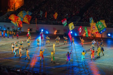 Genel grup İtalyan bayrak taşıyıcı