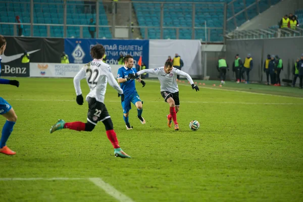 Match de football Dynamo - Amkar — Photo