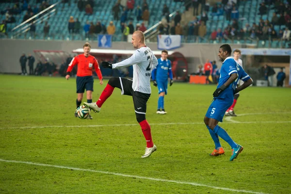 Fotbalový zápas Dynamo - Amkar — Stock fotografie