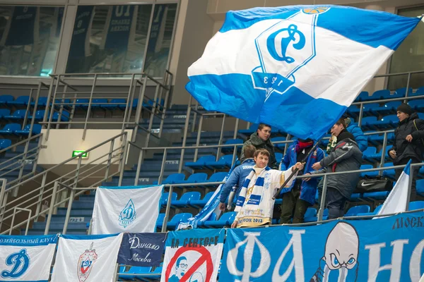 Fans of the club Dynamo — Stock Photo, Image