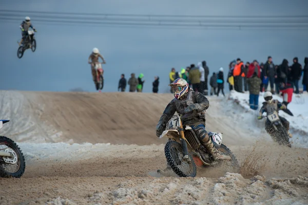 All-Russian motocross named VP Chkalov — Stock Photo, Image