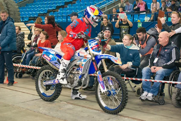 FMX rider Alexei Kolesnikov — Stock Photo, Image
