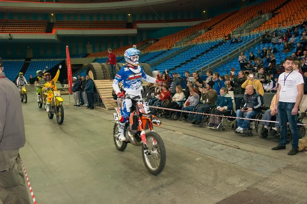 Pilota FMX Massimo Bianconcin — Foto Stock