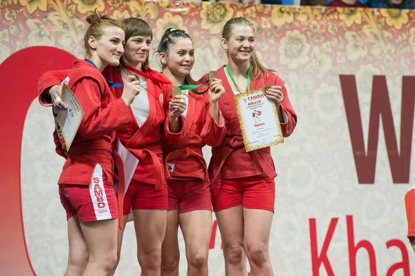 Winnaars van de World Cup Memorial A. Kharlampiev — Stockfoto