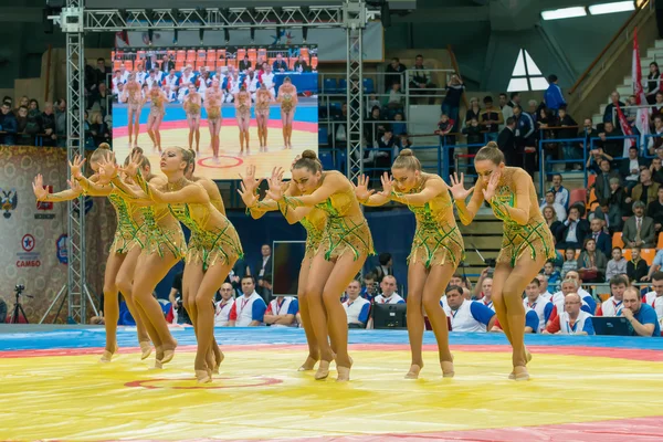 El equipo de Rusia en la gimnasia estética —  Fotos de Stock
