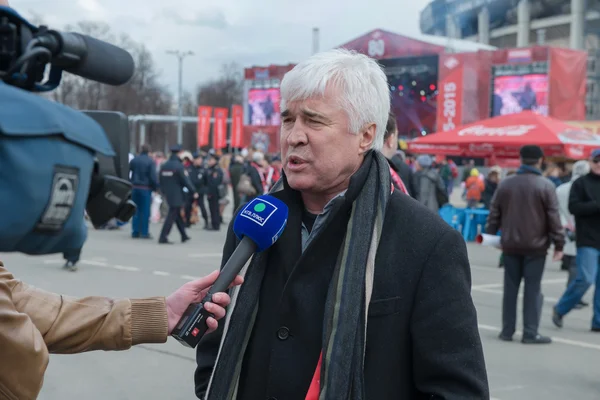 Football soviétique, expert en football Eugene Lovchev — Photo
