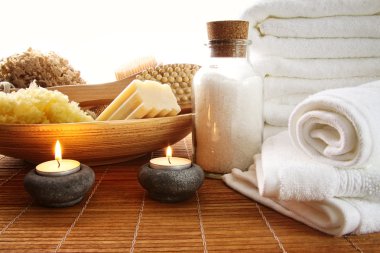 Mumlar ile Spa ayarı