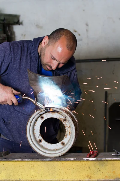 Lavoratori metallurgici — Foto Stock