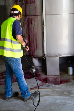 İşçi kask Basınç Yıkama