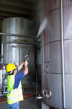 İşçi kask Basınç Yıkama