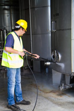 İşçi kask Basınç Yıkama