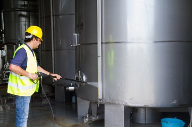 İşçi kask Basınç Yıkama