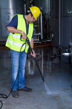 İşçi kask Basınç Yıkama
