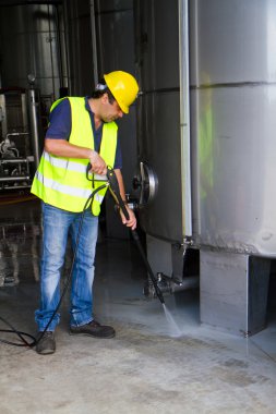 İşçi kask Basınç Yıkama