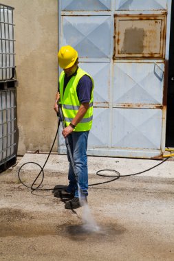 İşçi kask Basınç Yıkama