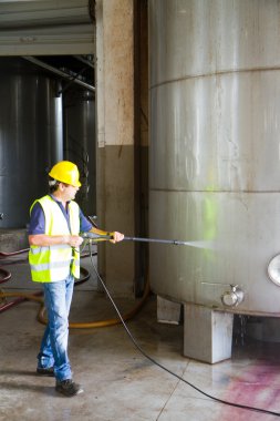 İşçi kask Basınç Yıkama