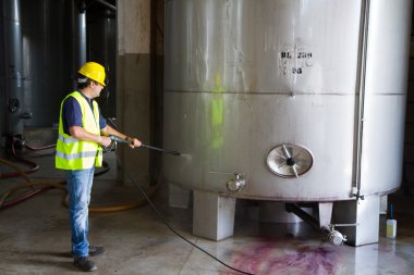 İşçi kask Basınç Yıkama