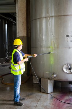 İşçi kask Basınç Yıkama