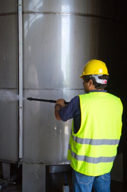 İşçi kask Basınç Yıkama