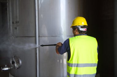 İşçi kask Basınç Yıkama