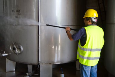 İşçi kask Basınç Yıkama