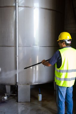 İşçi kask Basınç Yıkama