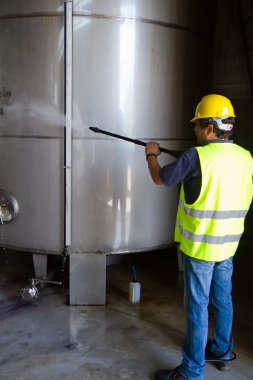 İşçi kask Basınç Yıkama