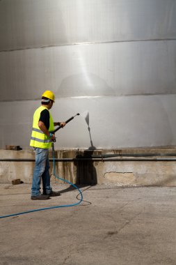 İşçi kask Basınç Yıkama