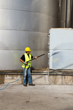 İşçi kask Basınç Yıkama