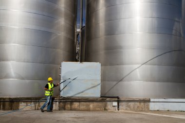 İşçi kask Basınç Yıkama