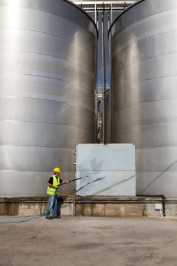 İşçi kask Basınç Yıkama