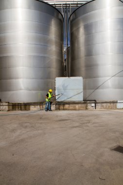 İşçi kask Basınç Yıkama