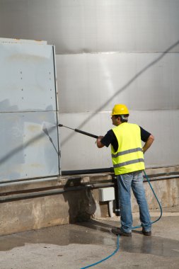 İşçi kask Basınç Yıkama