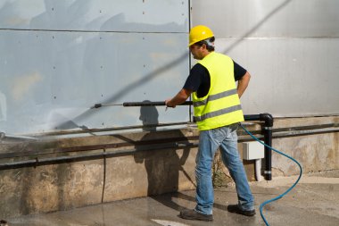 İşçi kask Basınç Yıkama