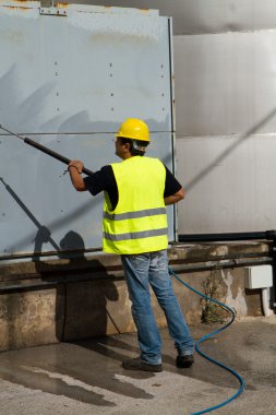 İşçi kask Basınç Yıkama