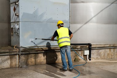 İşçi kask Basınç Yıkama