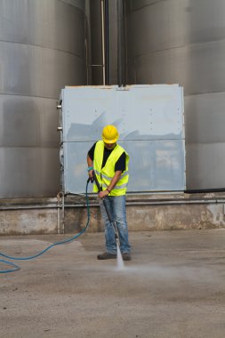 İşçi kask Basınç Yıkama