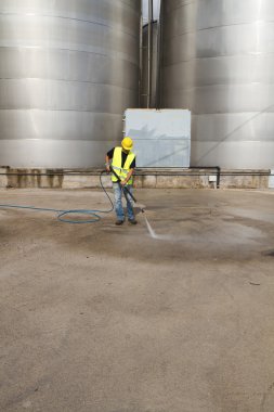 İşçi kask Basınç Yıkama